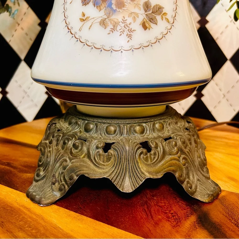 Vintage Quoizel Hurricane Lamp‎ “Abigail Adams”– Revived Edison-Style